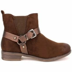 Cendriyon Bottines Marron Chaussures Femme for Bottines / Boots Couleur Marron
