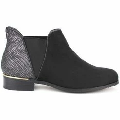 Cendriyon Bottines Noir Chaussures Femme for Bottines / Boots Couleur Noir