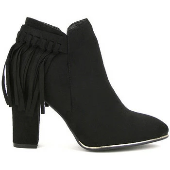Cendriyon Bottines Noir Chaussures Femme for Bottines / Boots Couleur Noir 2 Cendriyon Bottines Noir Chaussures Femme for Bottines / Boots Couleur Noir