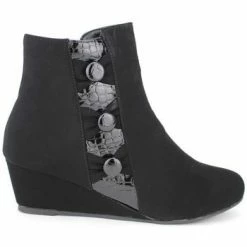 Cendriyon Bottines Noir Chaussures Femme for Bottines / Boots Couleur Noir