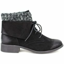 Cendriyon Bottines Noir Chaussures Femme for Bottines / Boots Couleur Noir