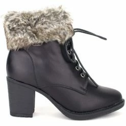 Cendriyon Bottines Noir Chaussures Femme for Bottines / Boots Couleur Noir