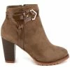 Cendriyon Bottines Taupe Chaussures Femme for Bottines / Boots Couleur Taupe -Cendriyon Soldes Boutique Bottine Cendriyon Bottines Taupe Chaussures Femme 4149023 350 A 1