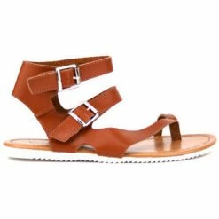 Cendriyon Tongs Caramel Chaussures Femme for Tongs Couleur Caramel