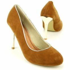 Cendriyon Escarpins Caramel Chaussures Femme for Escarpins Couleur Caramel