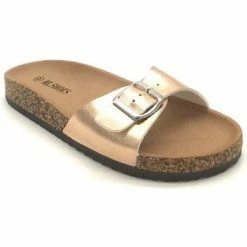 Cendriyon Sandales Doré Chaussures Femme for Sandales et Nu-pieds Couleur Doré