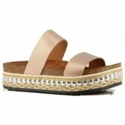 Cendriyon Sandales Doré Chaussures Femme for Sandales et Nu-pieds Couleur Doré