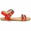 Cendriyon Sandales Rouge Chaussures Femme for Sandales et Nu-pieds Couleur Rouge -Cendriyon Soldes Boutique Sandale Cendriyon Sandales Rouge Chaussures Femme 4153901 350 A 1